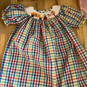 Mom & me smocked back to school